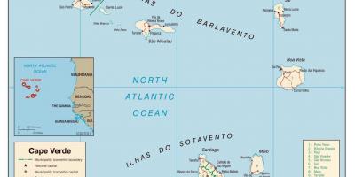 Peta dari Cabo Verde
