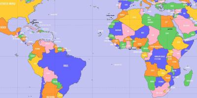 Cape Verde lokasi pada peta dunia